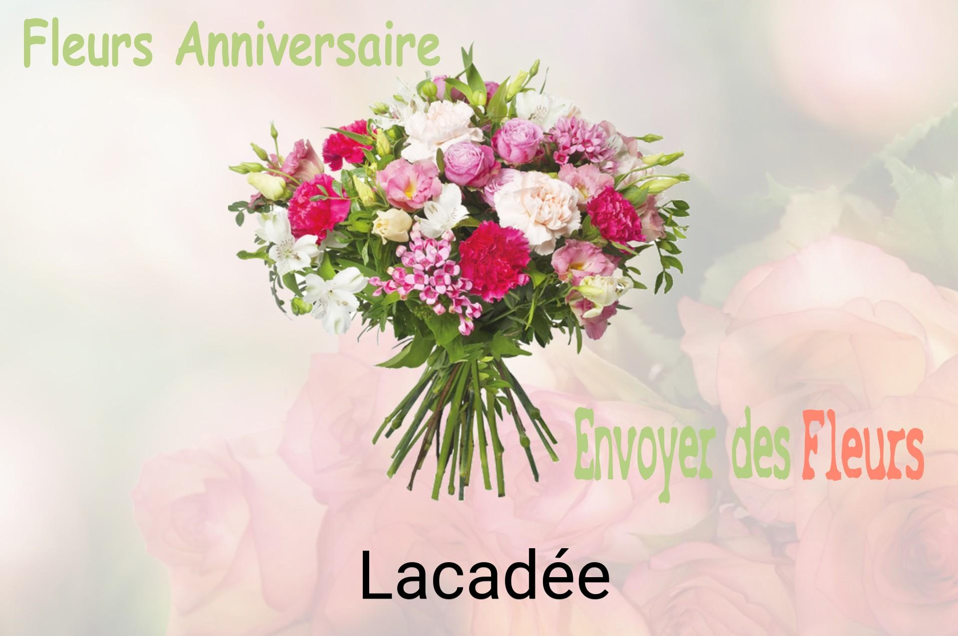 Bouquet de fleurs d’anniversaire livré à Lacadée